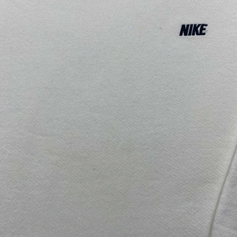 Nike Mens‎ Y2K Mini Spellout Vtg Sweatshirt XL Pullover White Side Logo Crewneck